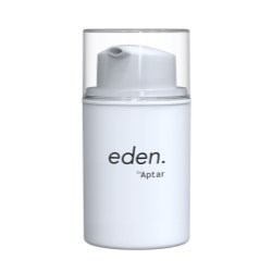 50ml Black PP Eden Airless Set (Black Over Cap)